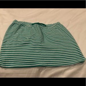 NEW Aqua Stripe Skirt